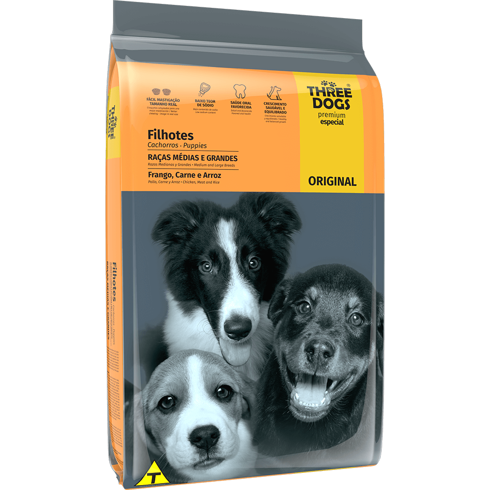 THREE DOGS FILH RAZ/MED