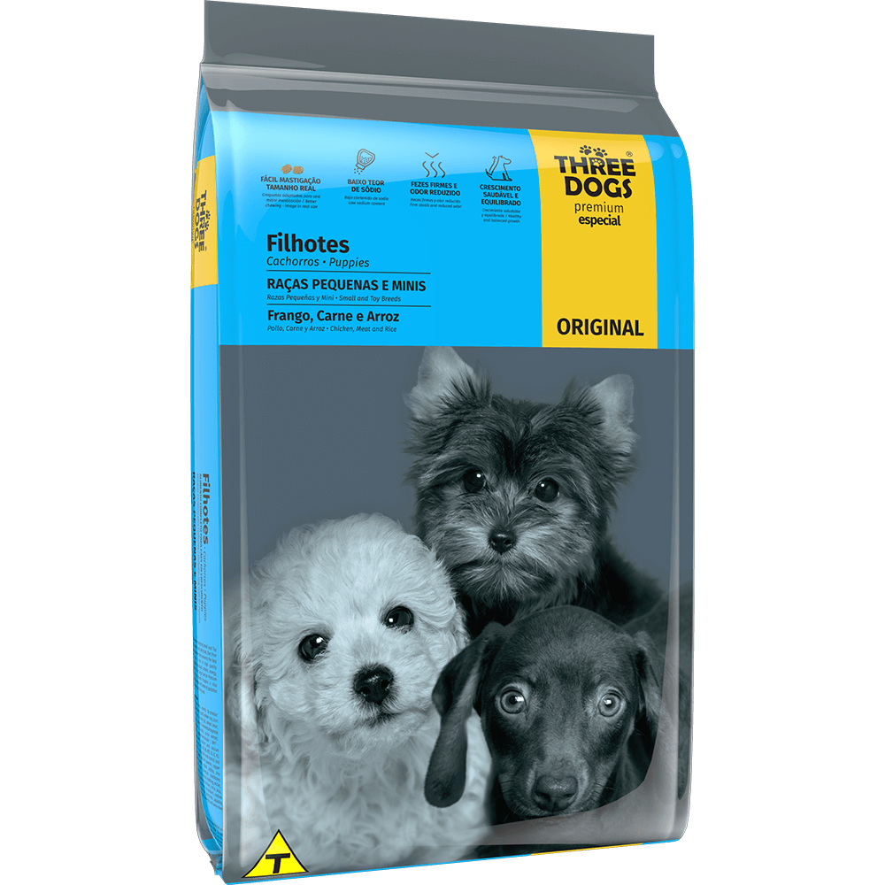 THREE DOGS FILH RAZ/PEQ